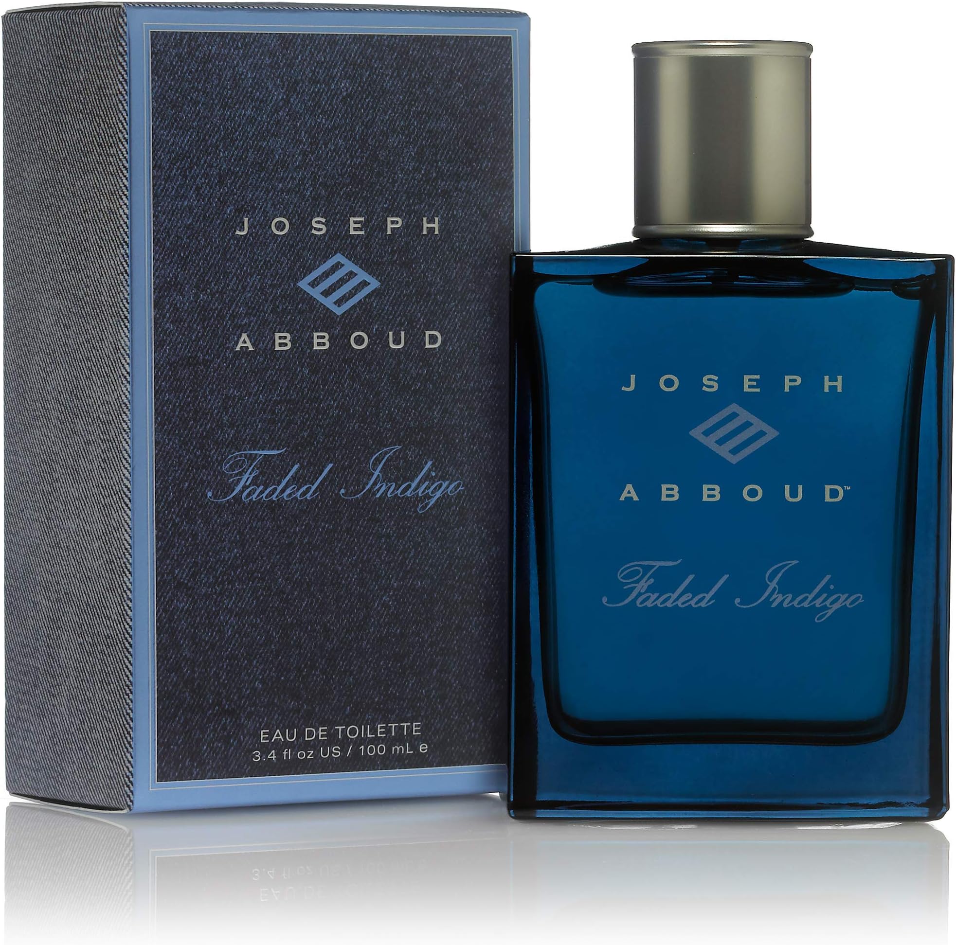 Joseph Abboud Faded Indigo Eau de Toilette For Men, 3.4oz 100ml