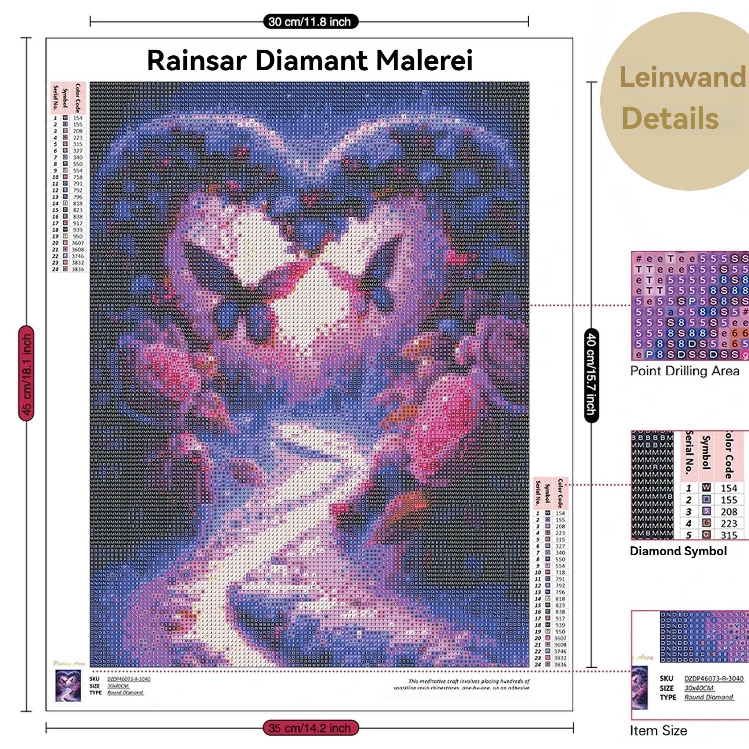 Diamond Painting Eigenes Foto,5D Diamond Painting Personalisiert Selbst Gestalten, Personalisierte Diamant Painting mit Eigenen Bild, Benutzerdefinierte Design Set für Erwachsene Home Decor 60X80cm
