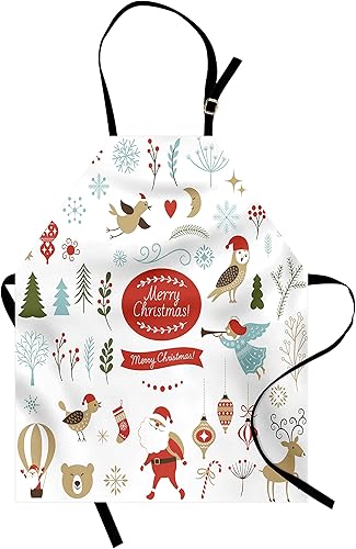 Ambesonne Digital Printed Multicolor Aprons