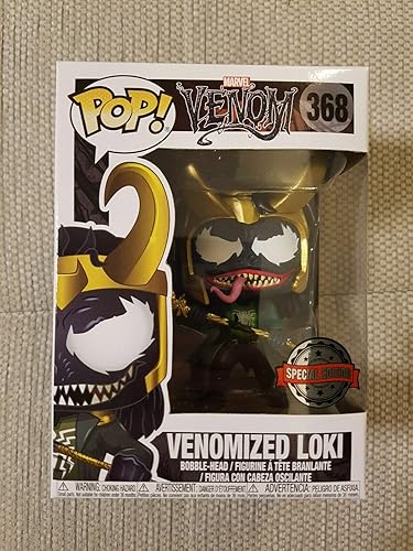 Miniatura 2 de Funko Pop Marvel Venom - Figura coleccionable Venomized Loki, multicolor