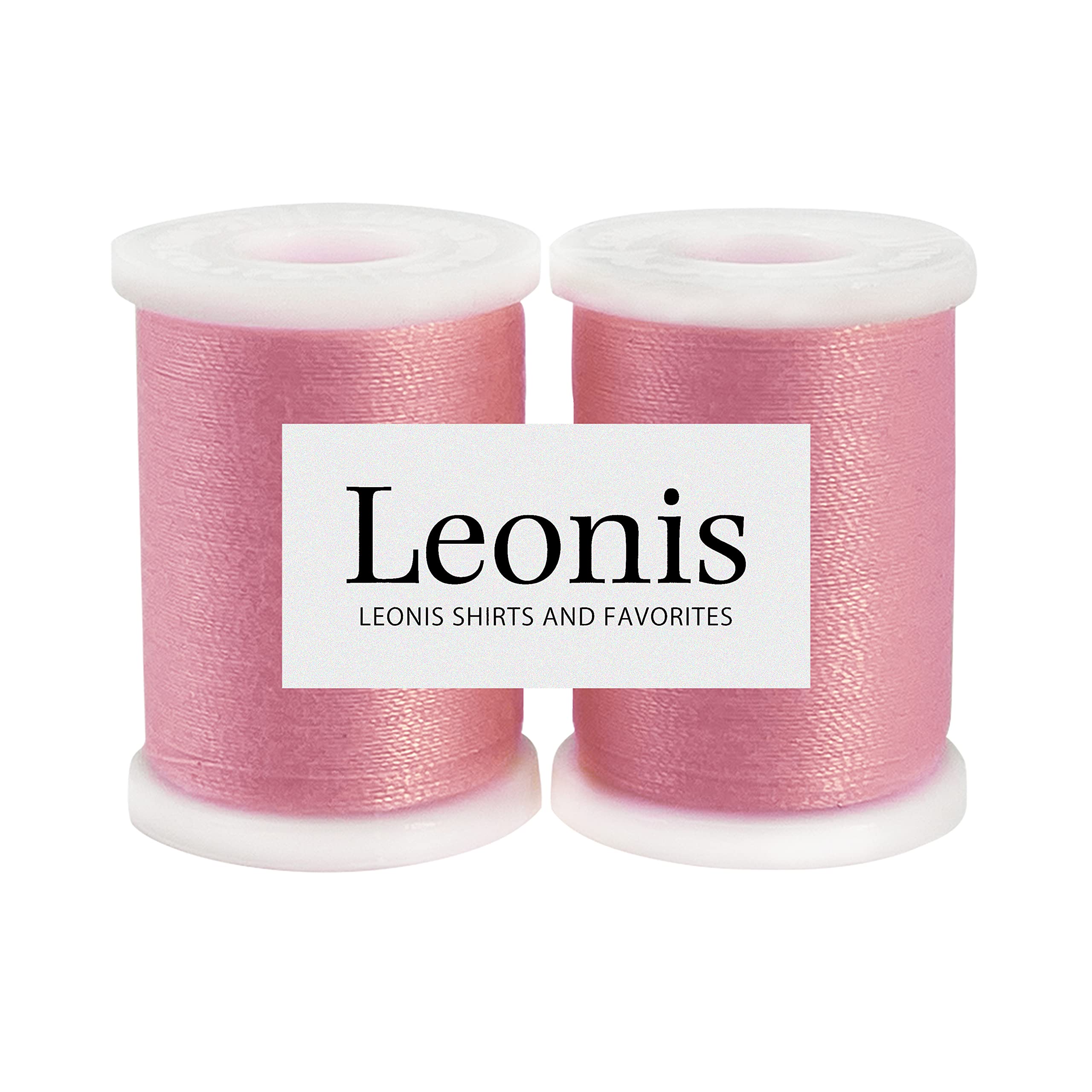 LEONIS Polyester All-Purpose Sewing Threads 110 Yards/100m 2pcs [ 78324 ]