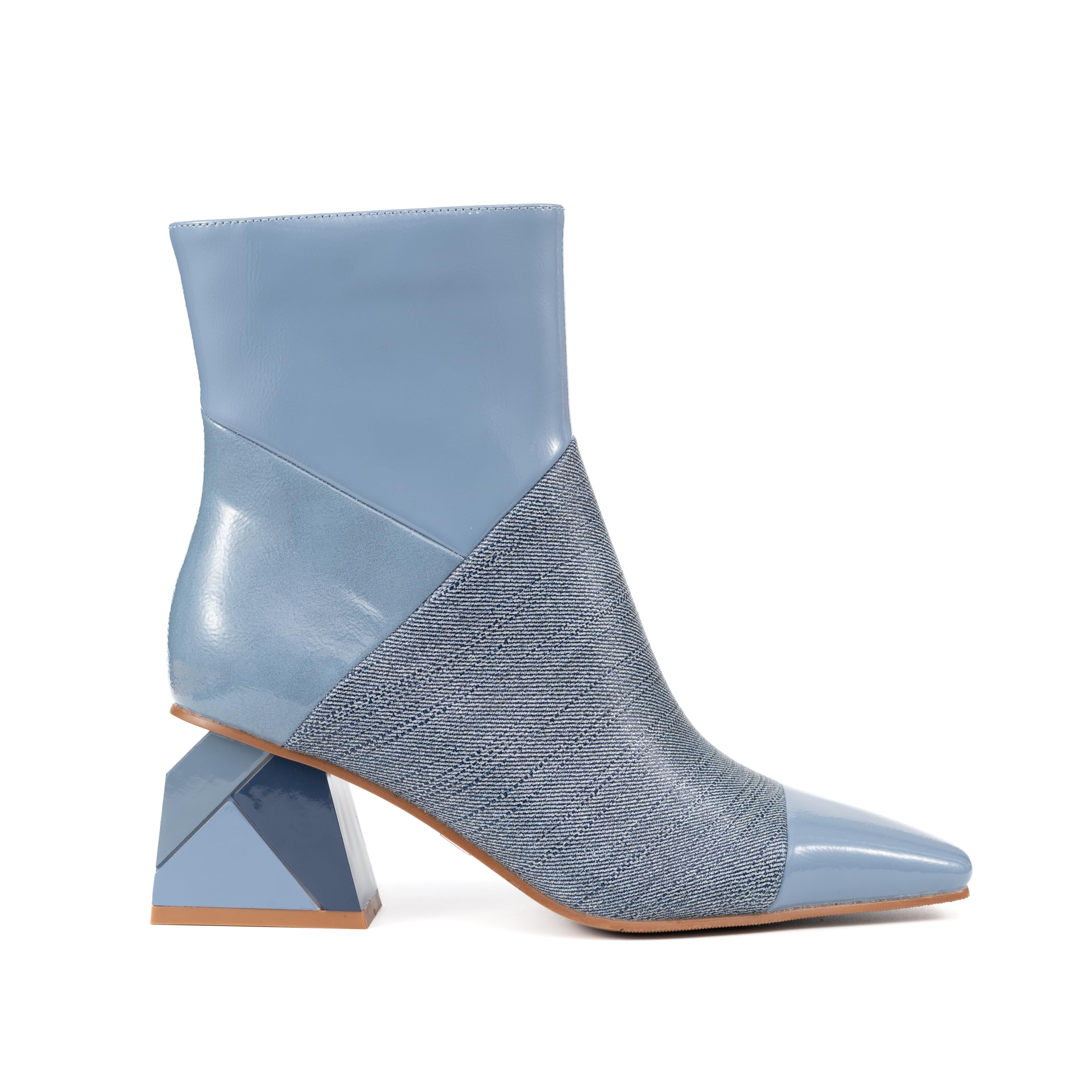 Ninety Union Sienna Womens Boot Ankle Boot with Square Toe and 2 5 Block Heel Inside Zipped Bootie