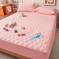 Vista 8 de Funda de colchón, funda de colchón impermeable, tamaño completo, ultrasuave y transpirable, lavable a máquina, adecuada para el hogar, dormitorio