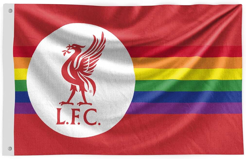 FOCO Liverpool FC Rainbow 5x3 Flag