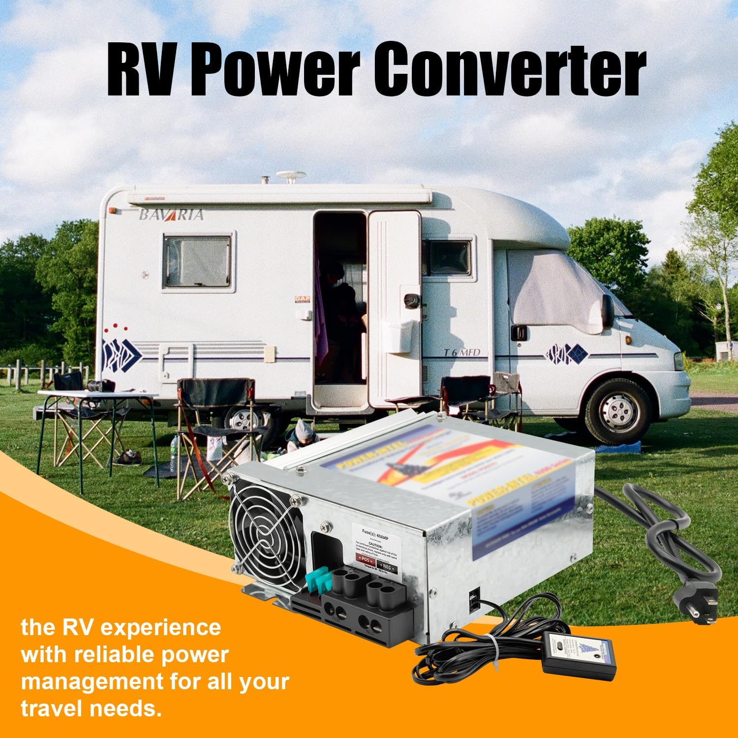 PD9260 RV Power Converter, 60Amp 120V to 12V RV Converter Charger 9200 Series Converter/Charger for RV Camper Caravans Trailer