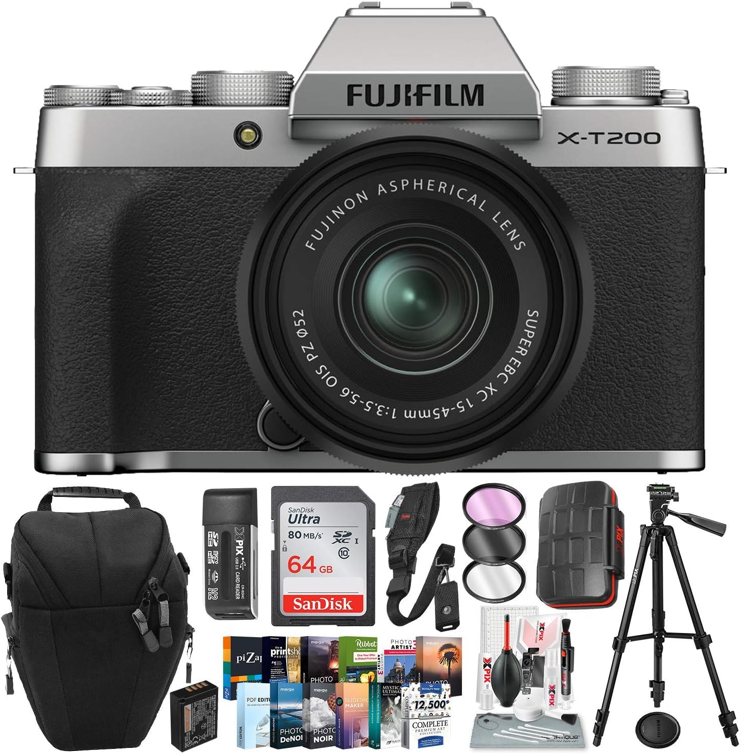 FUJIFILM X-T200 Mirrorless Camera Kit with Cambodia Ubuy
