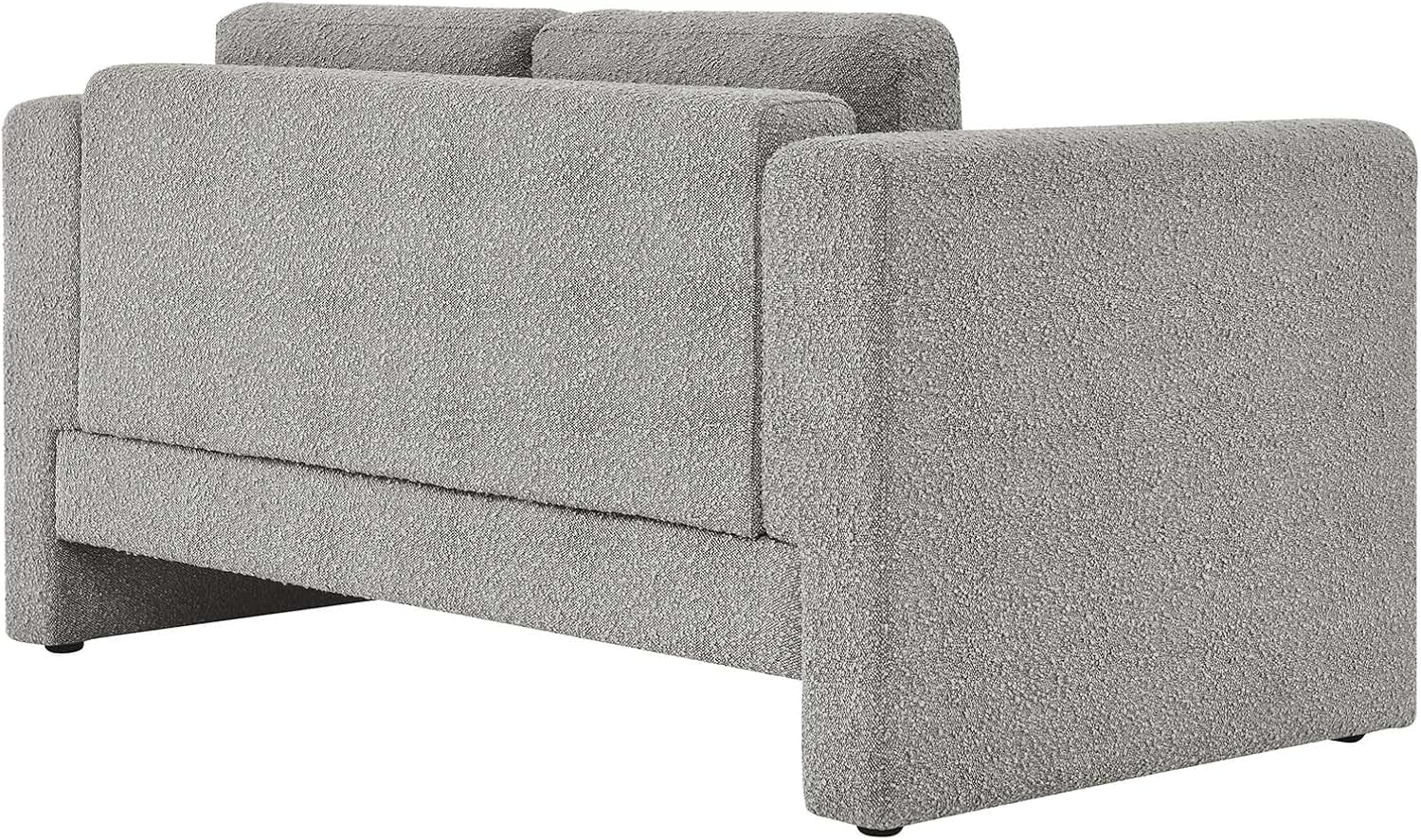 Modway EEI-6376-LGR Visible Boucle Fabric Loveseat, Light Gray