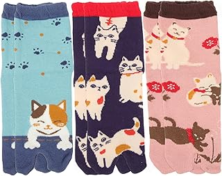 PLAFOPE 3 Pares De Meias Térmicas Para Homens Flip-Flops Para Homens De Algodão Confortáveis Meias De Compressão Vericose Para Mulheres Meias Japonesas De Cinco Dedos Absorvem O Suor