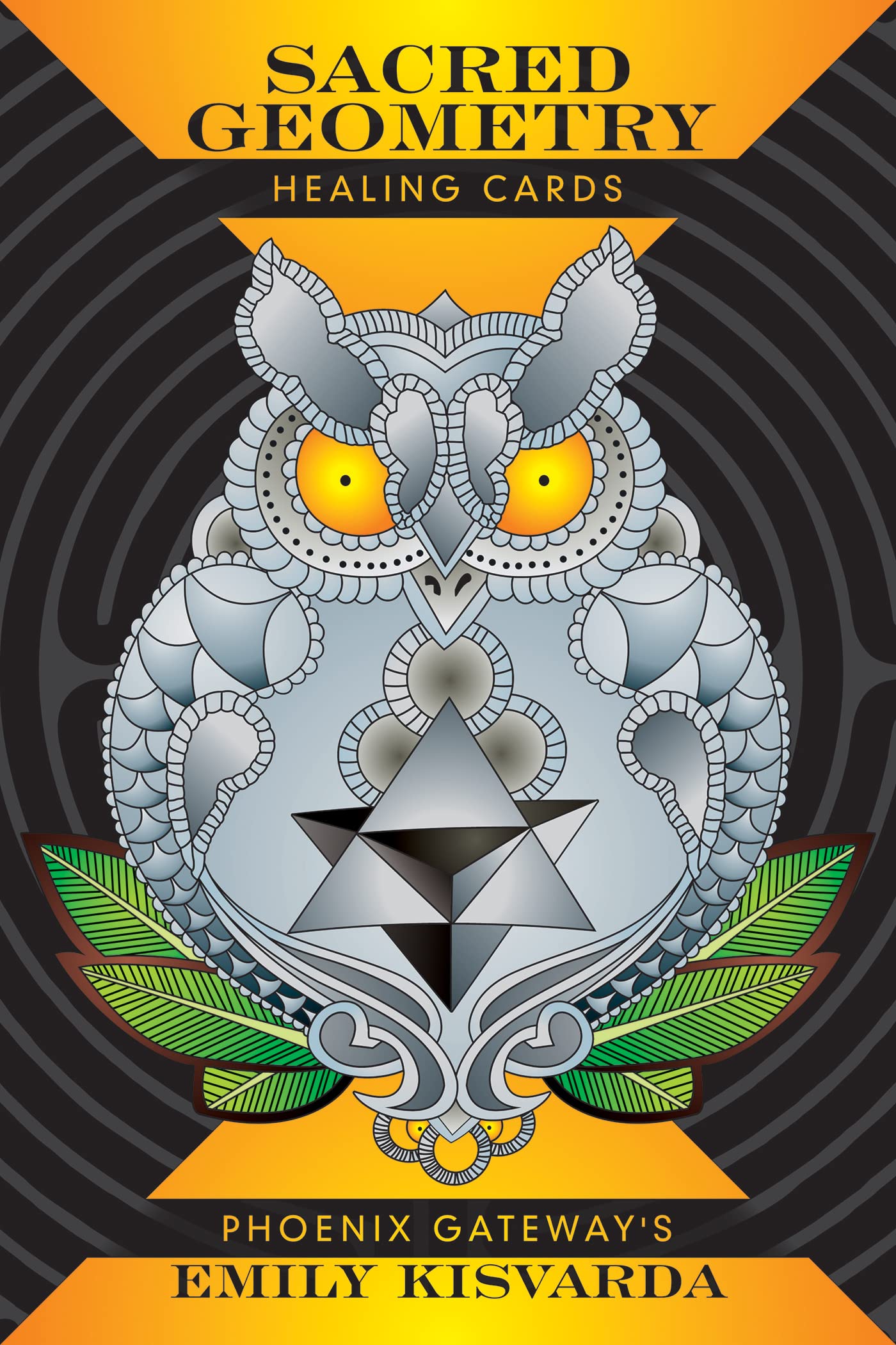 Sacred Geometry Healing Cards: (Oracle Kit Box Set with 49 Cards and Guide Book)