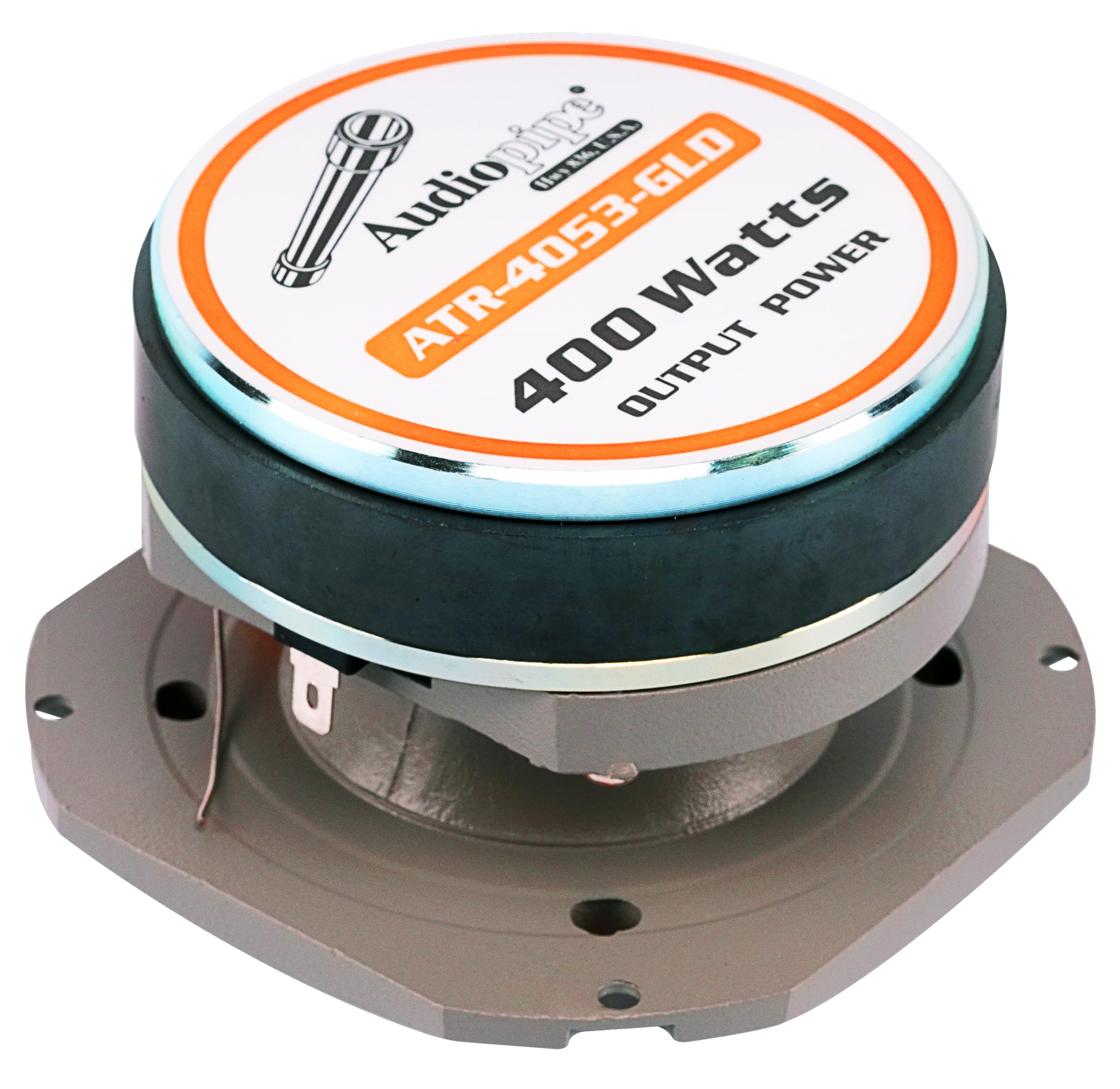 Amazon.com: Audiopipe Heavy Duty Super Tweeter (ATR-4053-GLD), 400
