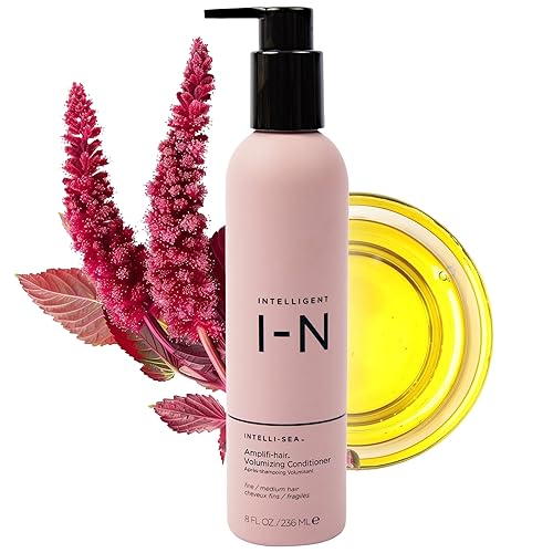 Intelligent Nutrients Amplifi-hair Acondicionador voluminizador, hidratación y desenredante sin peso para cabello fino, fórmula de acondicionamiento