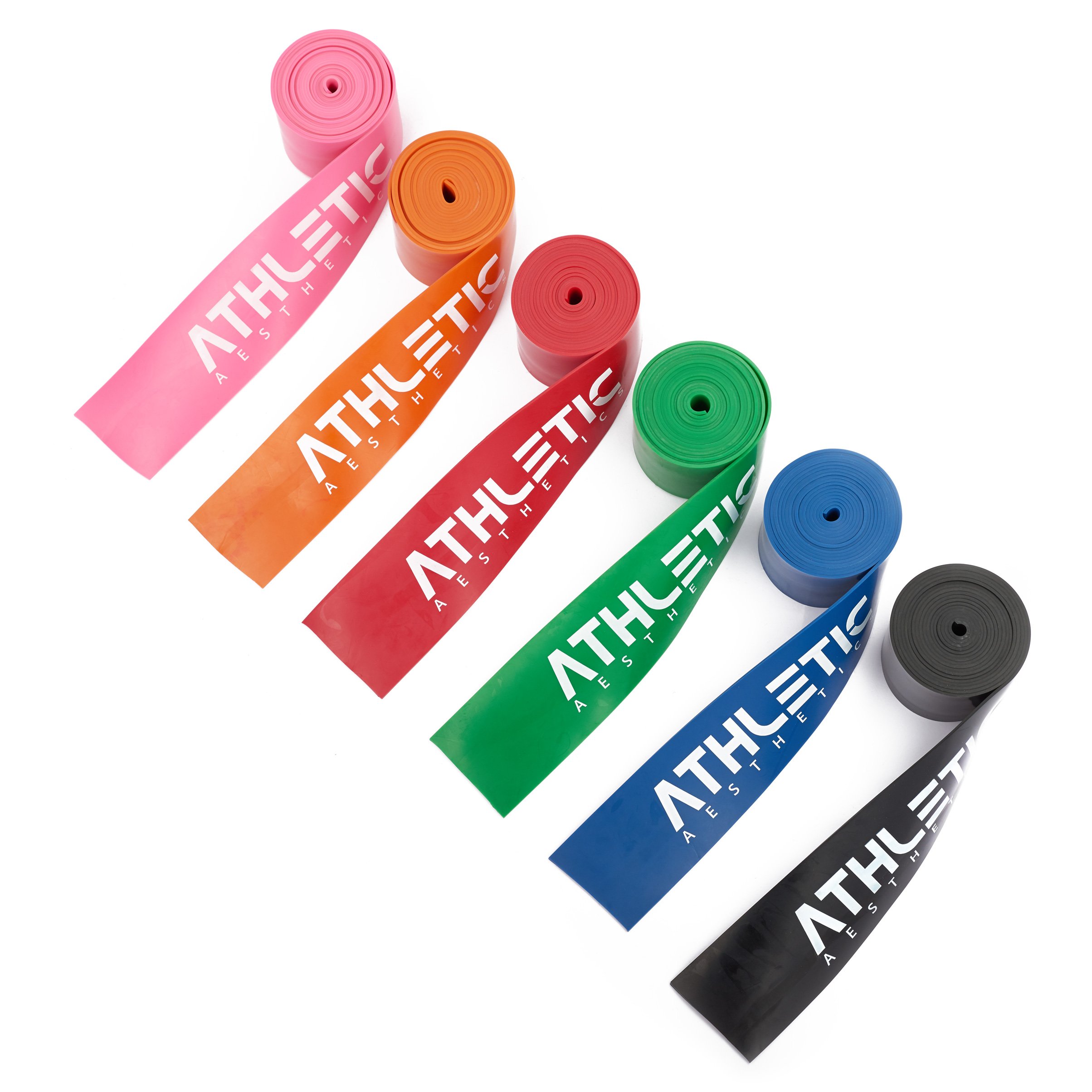 Floss Band/Voodoo Band + Übungsanleitung [2m] für Physiotherapie, Triggerpunktbehandlung und zur Selbstmassage - ATHLETIC AESTHETICS (pink)