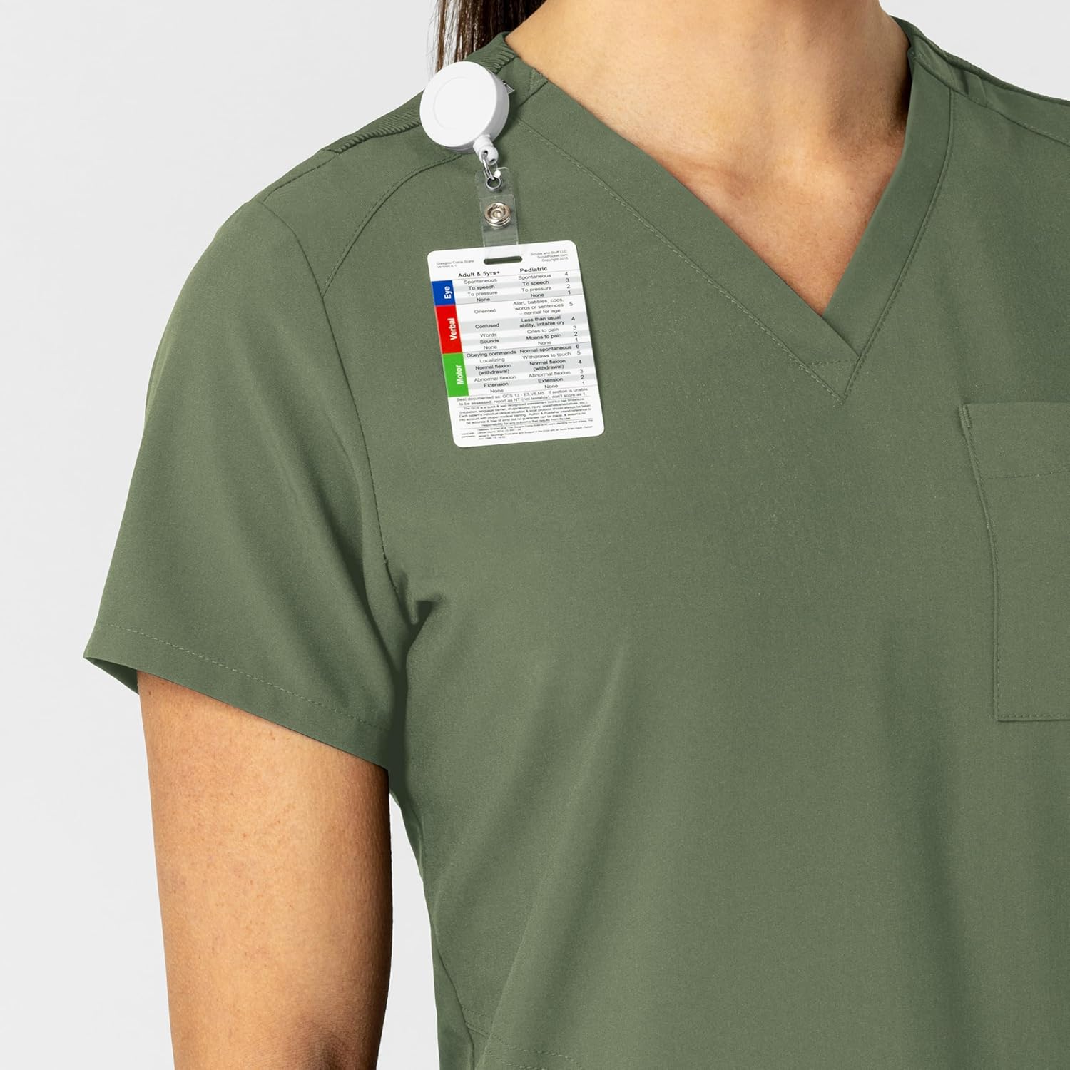 WINK Womens Scrub Top - Image 5
