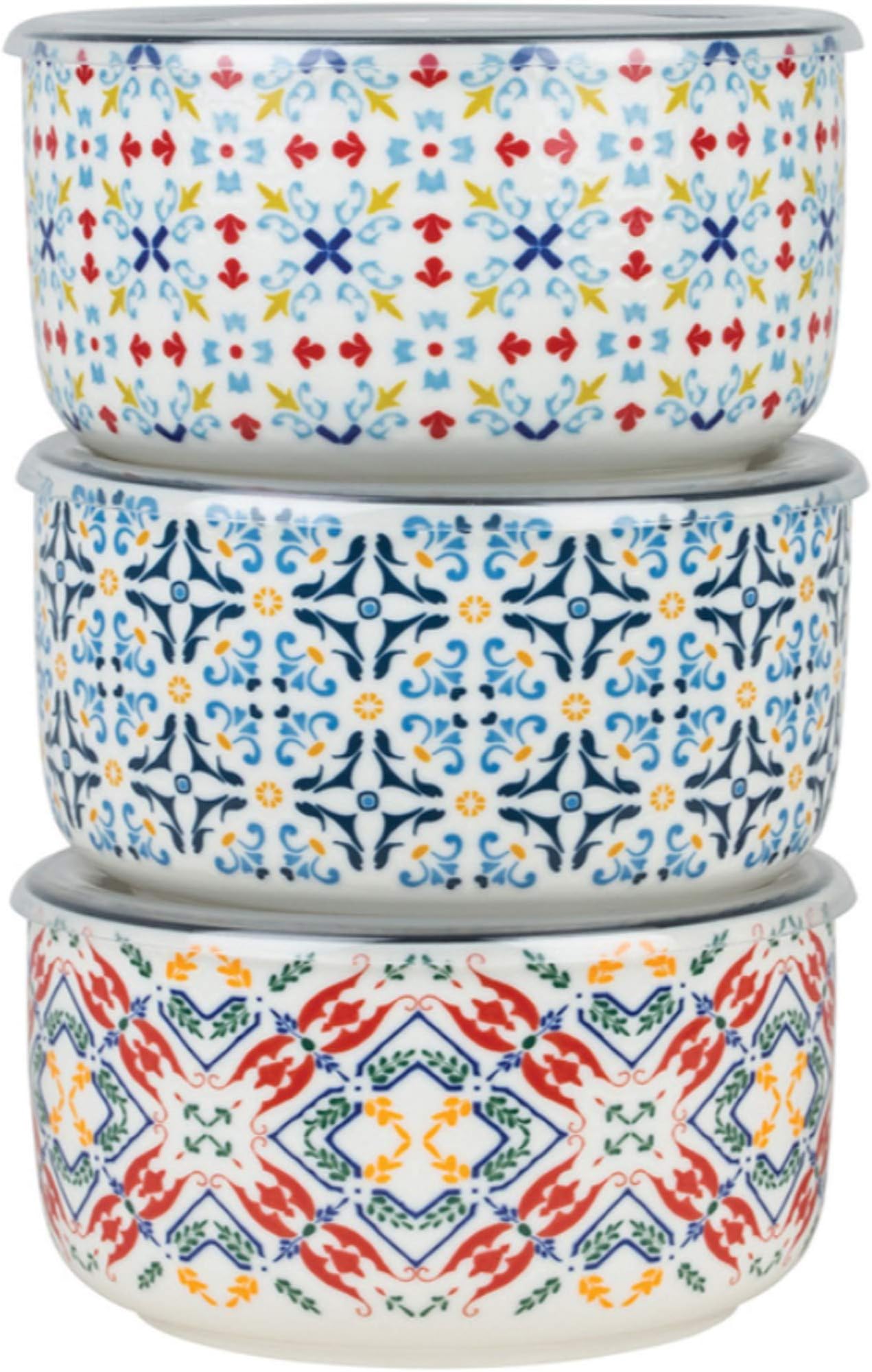 Signature Microwaveable Bowls with lids 6 Count