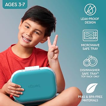 Bentgo Chill Kids (Truly Teal) and Chill Mini (Tide Blues) Lunch Box Set