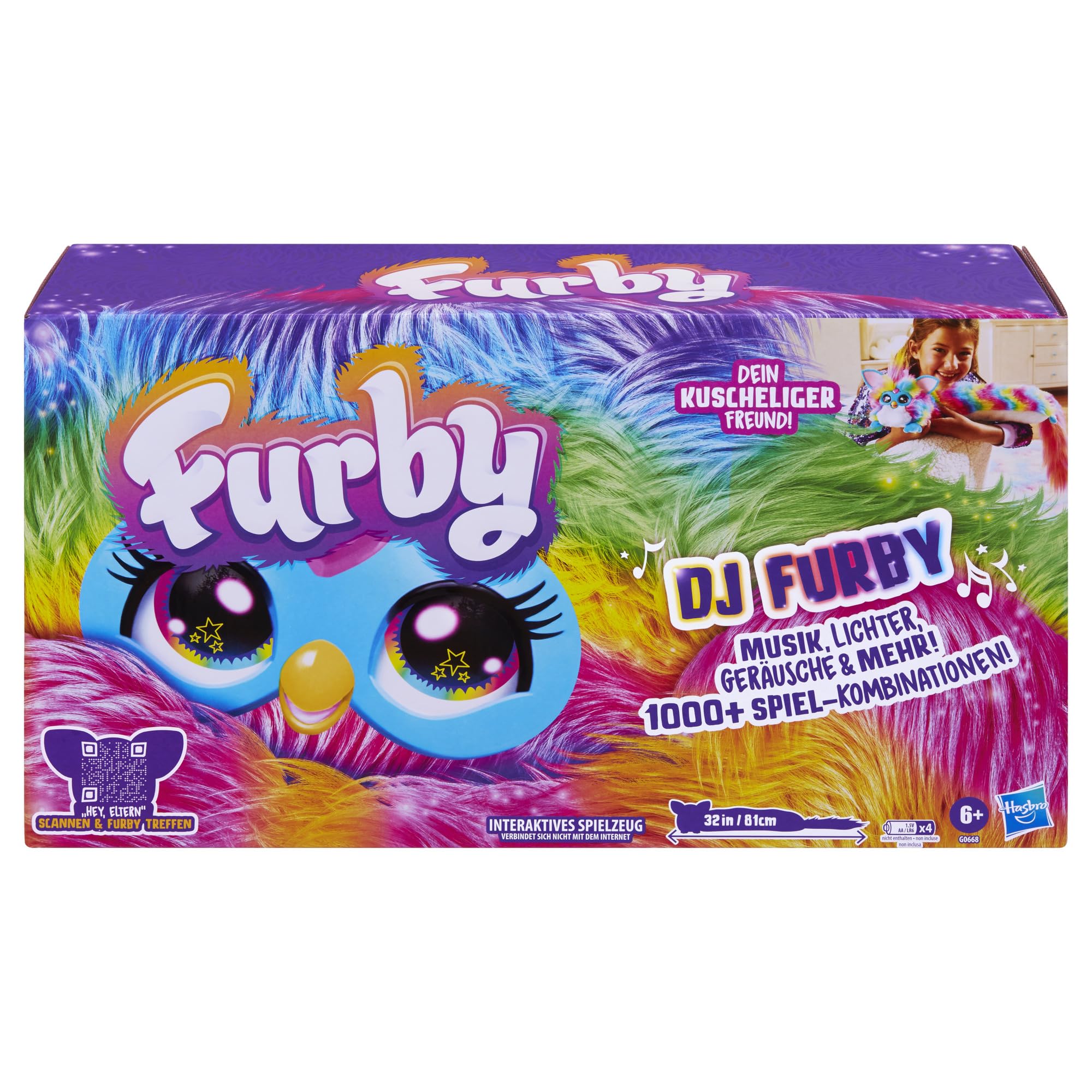 Furby DJ Furby - Juguete Interactivo Arco Iris