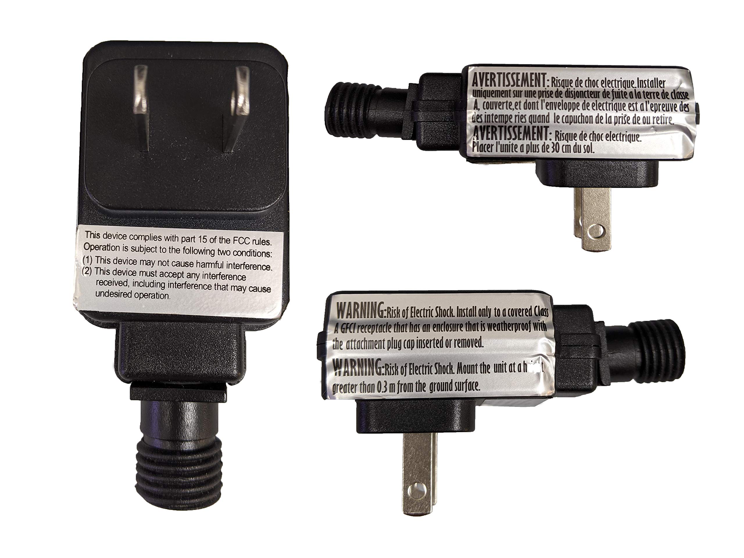 24v Inflatable Plug Replacement Power Adapter, 2.0A 120vac 60hz, For