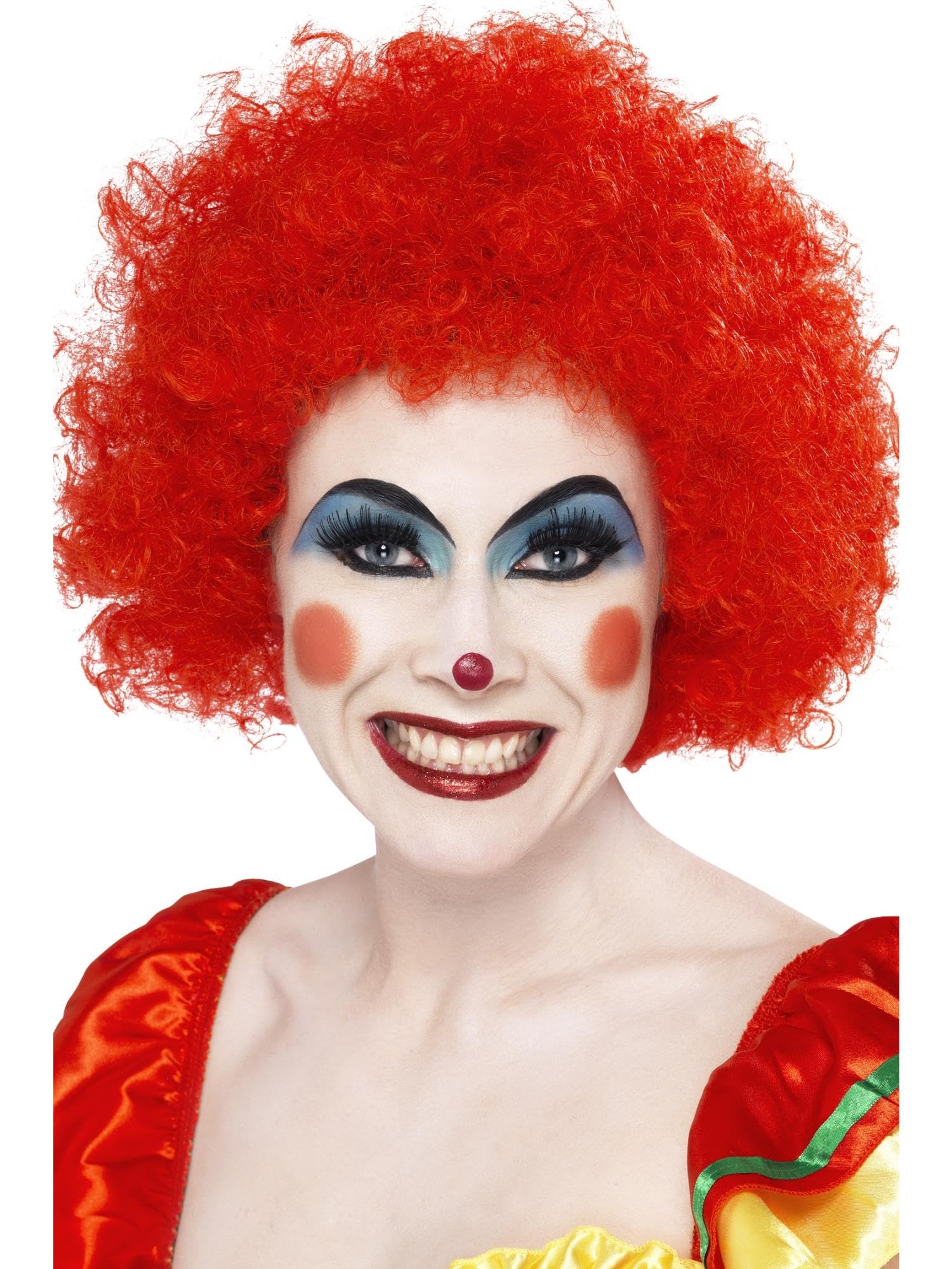 Smiffys Crazy Clown Wig - Red