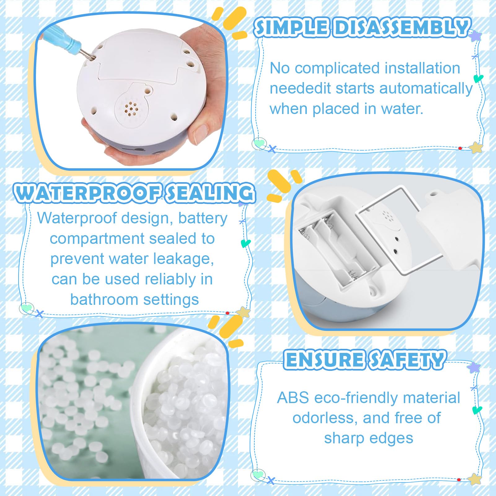 Juguete Baño para Bebés, Ballena LED Juguetes Baño Bebe, Juguetes de baño Iluminados, Juguetes Bañera Bebe, Juguetes de Ducha, para Bañera, Ducha o Fiesta en la Piscina — view 7