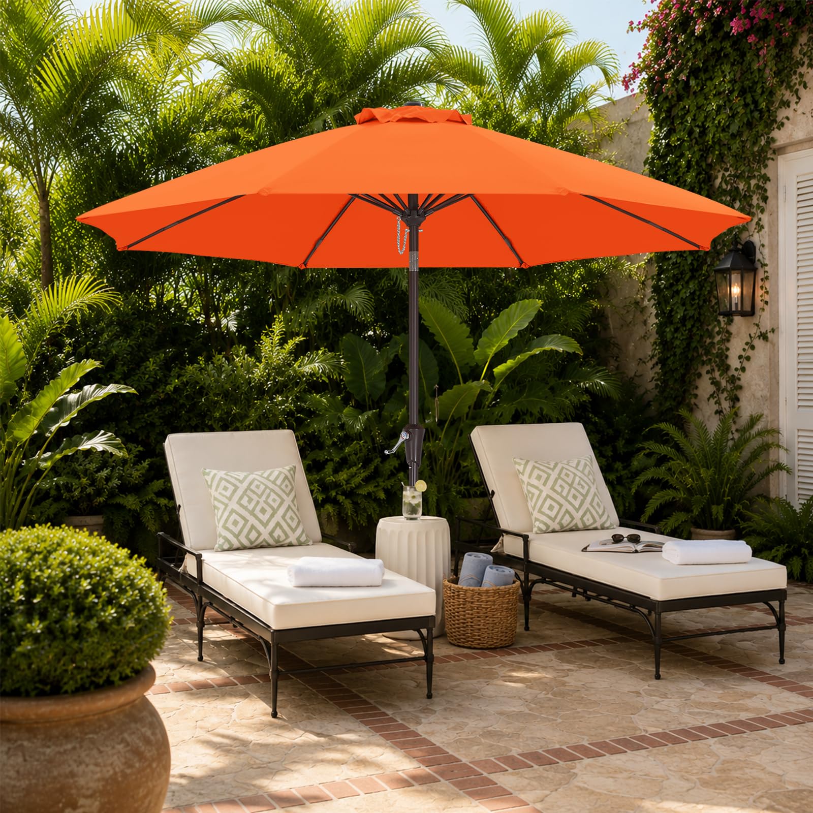 9ft patio umbrella orange ABCCANOPY Outdoor 8 Ribs Table Umbrella( Orange) Select Headset Option:With Headset los angeles rams football and rain. Clown Helmet Silver Black