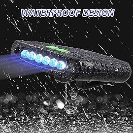 Mudder 4 Pieces LED Clip on Cap Lights USB Rechargeable Cap Flashlight Clip Waterproof Ultra Bright Hat Flashlight Headlamp for Fishing Camping Hand Work (Black,Blue,Red)
