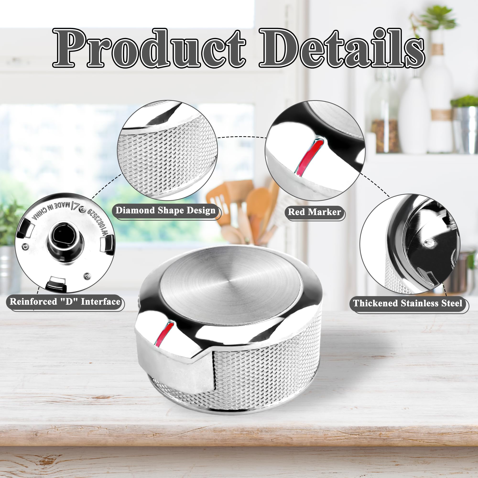 Amazon.com: W10823529 Oven Range Control Knob - for Whirlpool 