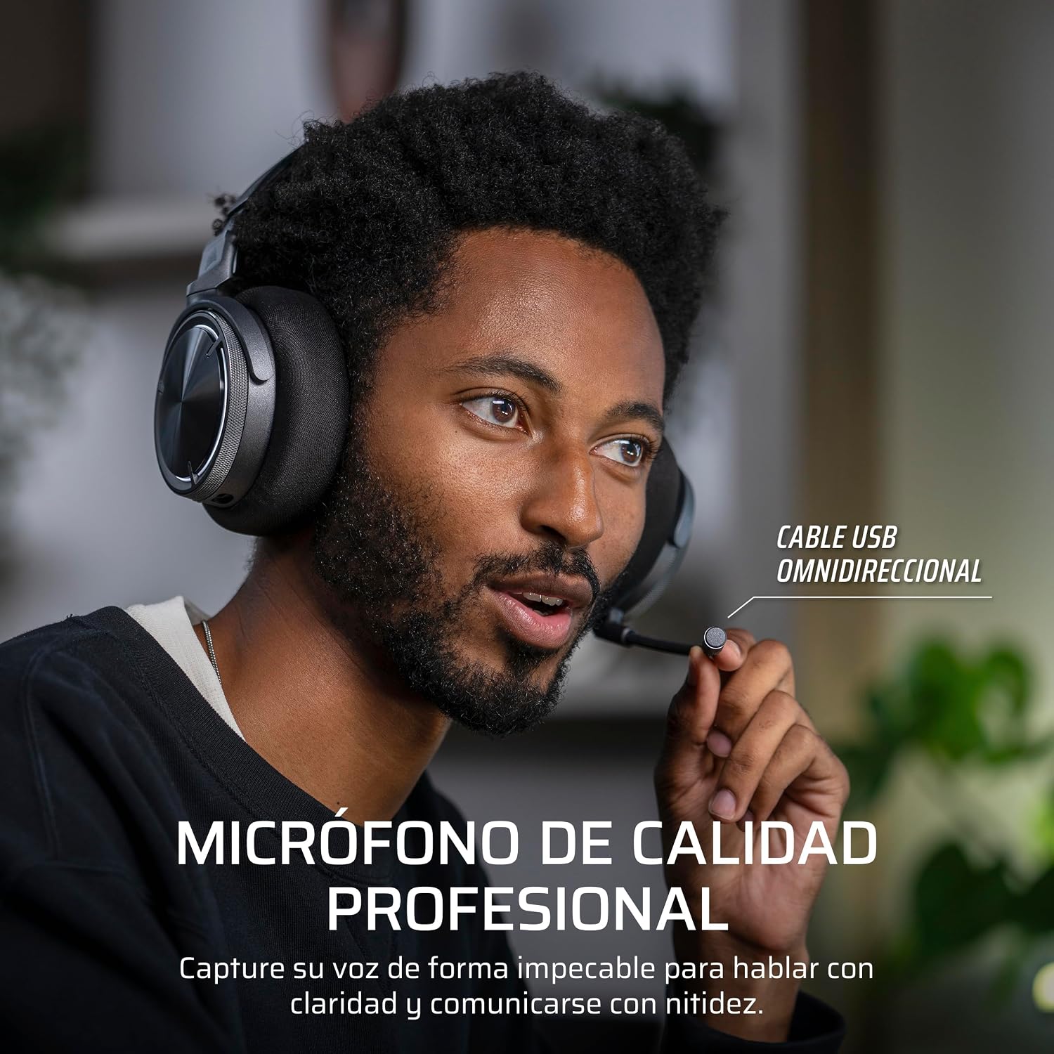 Corsair Virtuoso MAX Wireless Auriculares para Juegos con Bluetooth – Dolby Atmos, SoundID, Cancelación Activa del Ruido, Micrófono de Calidad Broadcast, para PC, Mac, PS5, PS4 – Carbono 8