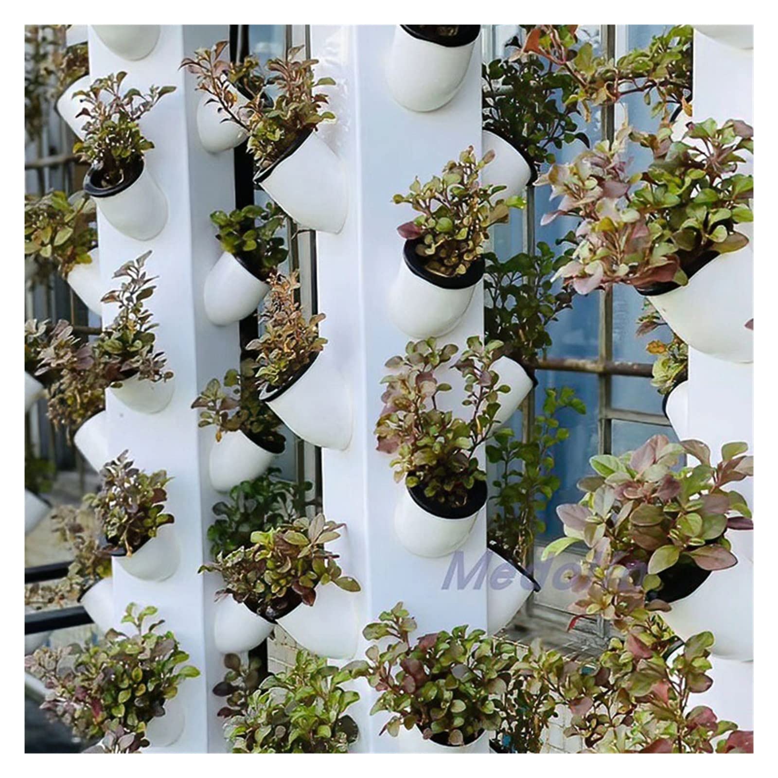 Sistema de cultivo hidropónico en interiores Sistema hidropónico inteligente con torre hidropónica vertical ligera Equipo de jardinería Jardineras, kits y sistemas de cultivo hidropónico (color: G,
