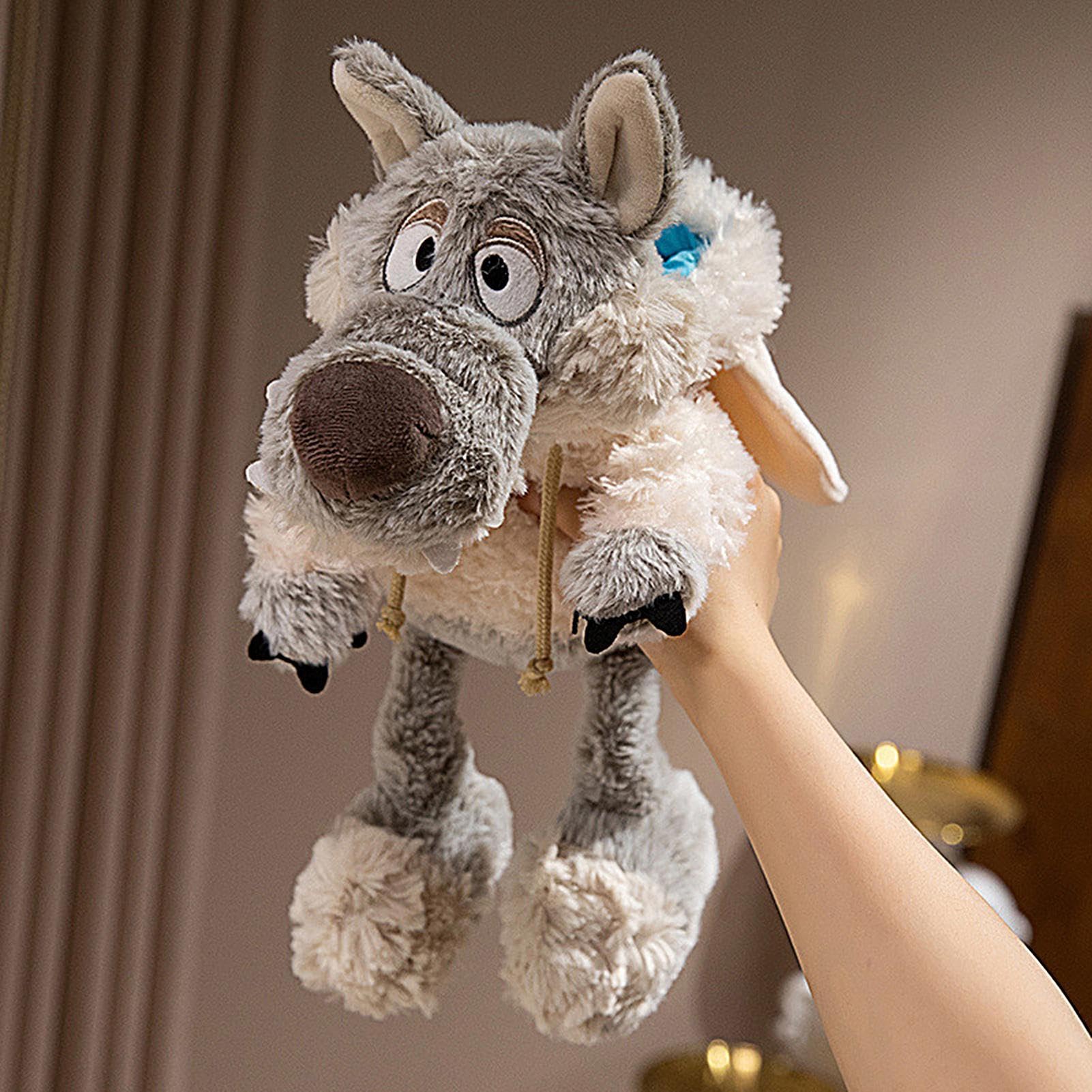 Peluche De Lobo Disfrazado De Oveja – Muñeco De Felpa De 30 Cm, Suave Y Decorativo, Ideal Para Sofá Y Dormitorio