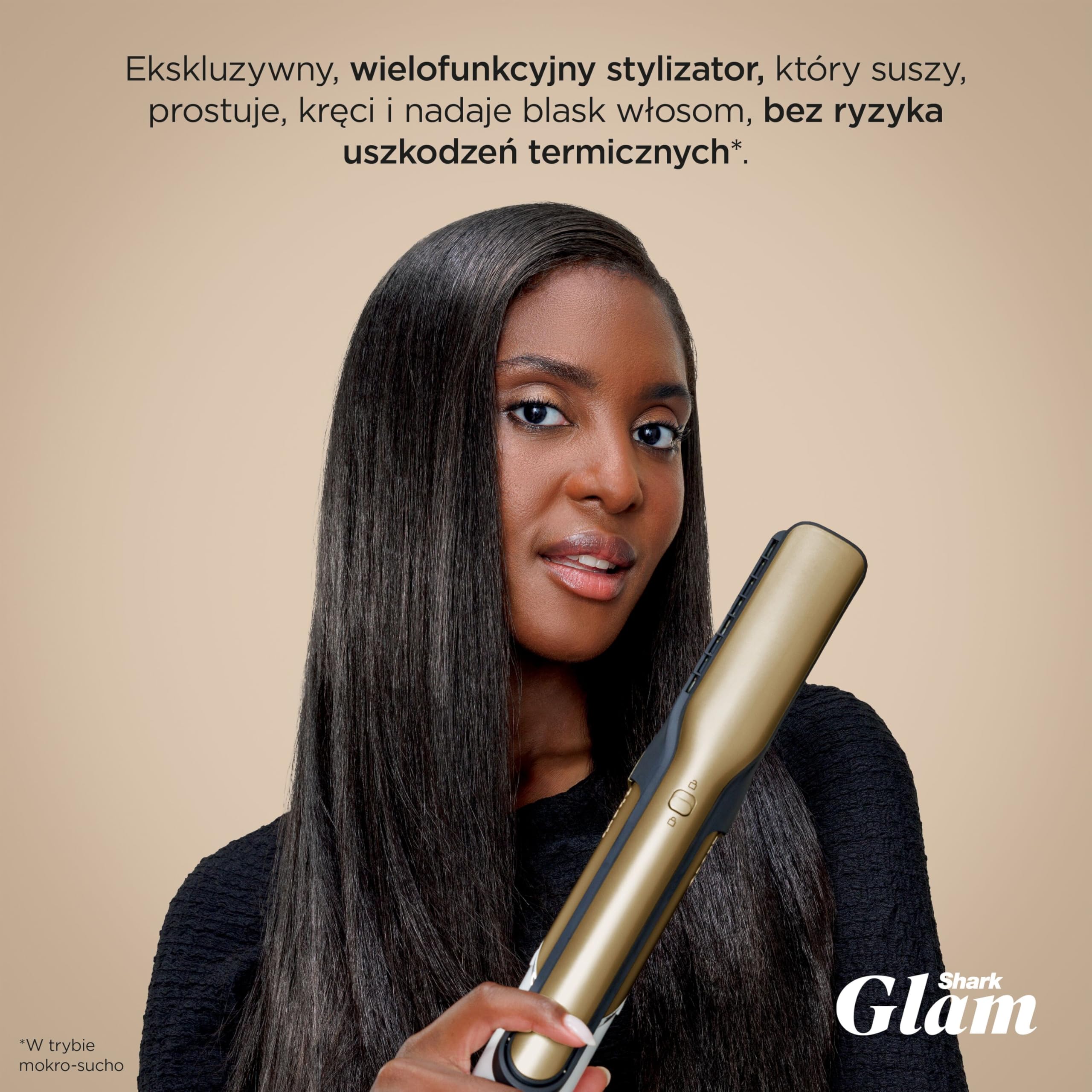 Shark Glam Sleek Straight, Waves & Curls Multi-Styler HD6051SEU