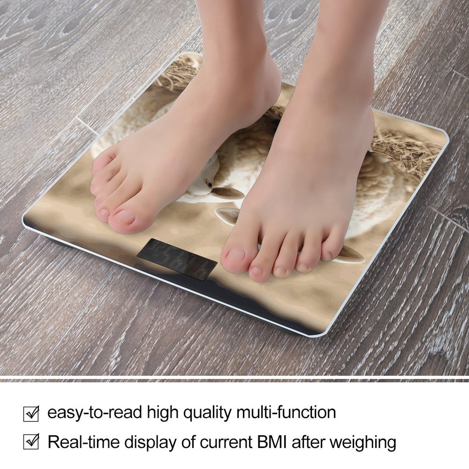 Bilancia per agnelli e pecore per il peso corporeo del bagno con ampio display LCD retroilluminato Peso con misure ad alta precisione Peso fino a 180 kg