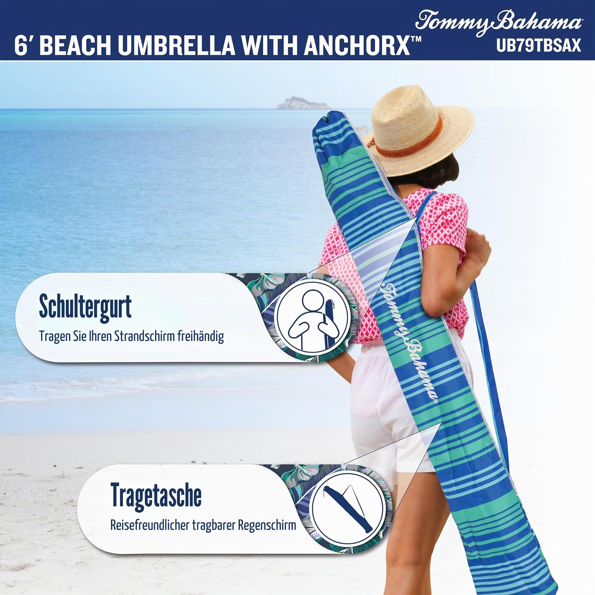 Tommy Bahama Regenschirm