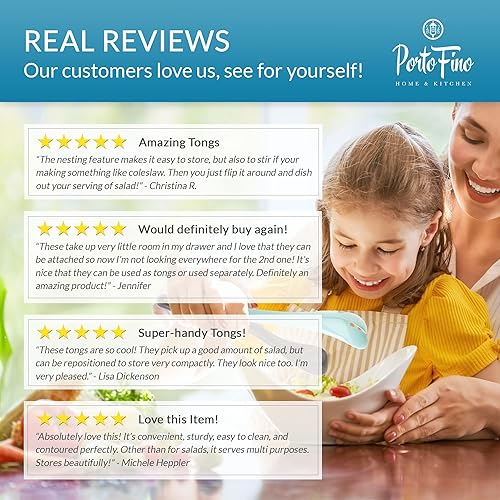 Miniatura 8 de Pinzas para ensalada para servir alimentos juego de pinzas 2 en 1 para servir alimentos utensilios de ensalada tenedor y cuchara diseño inteligente