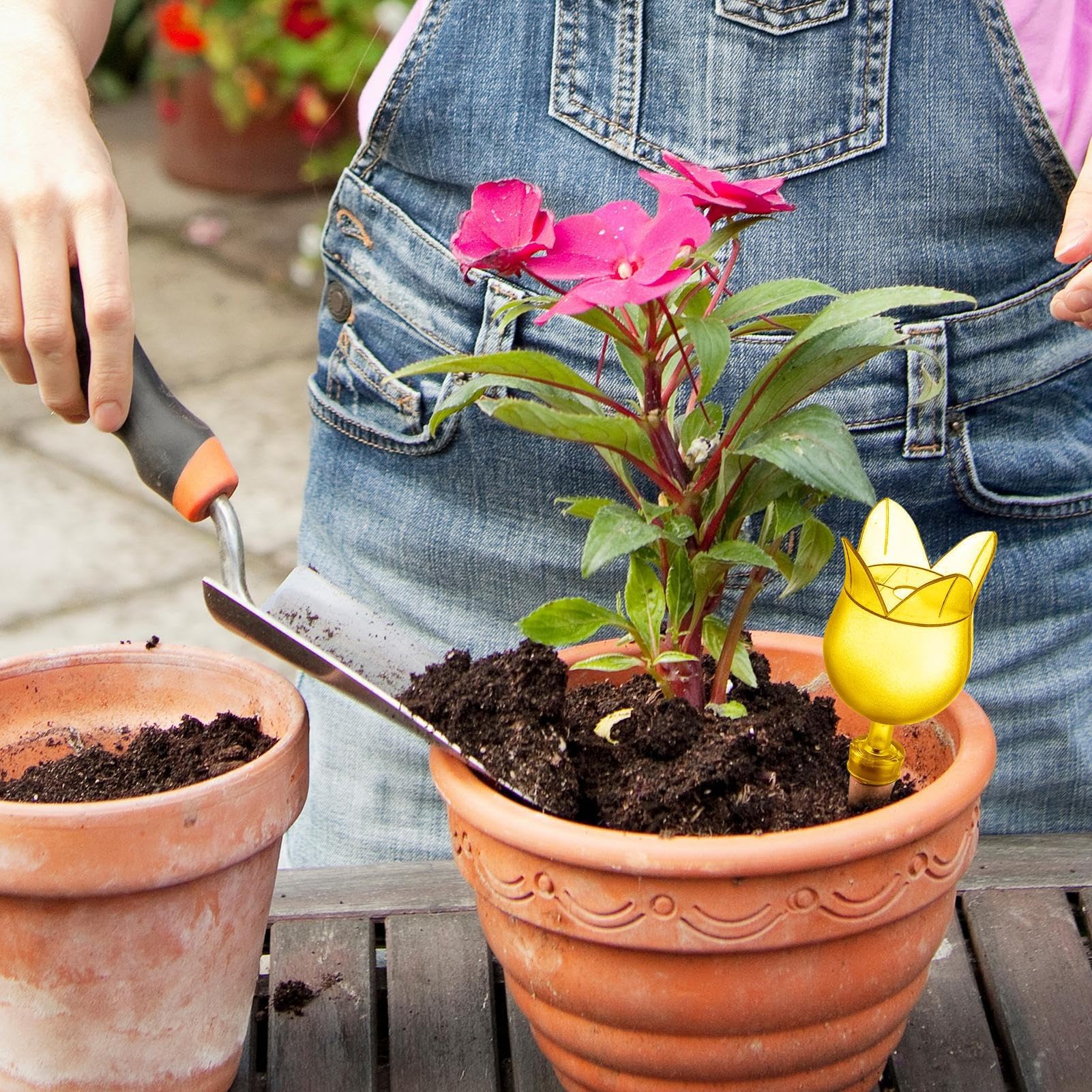 Autoirriganti Di Irrigazione A Rilascio Lento Terracotta | Irrigatori Automatici Fiori Interno Per Giardino Terrazzo Serra Piante Interno Viaggio E Principianti