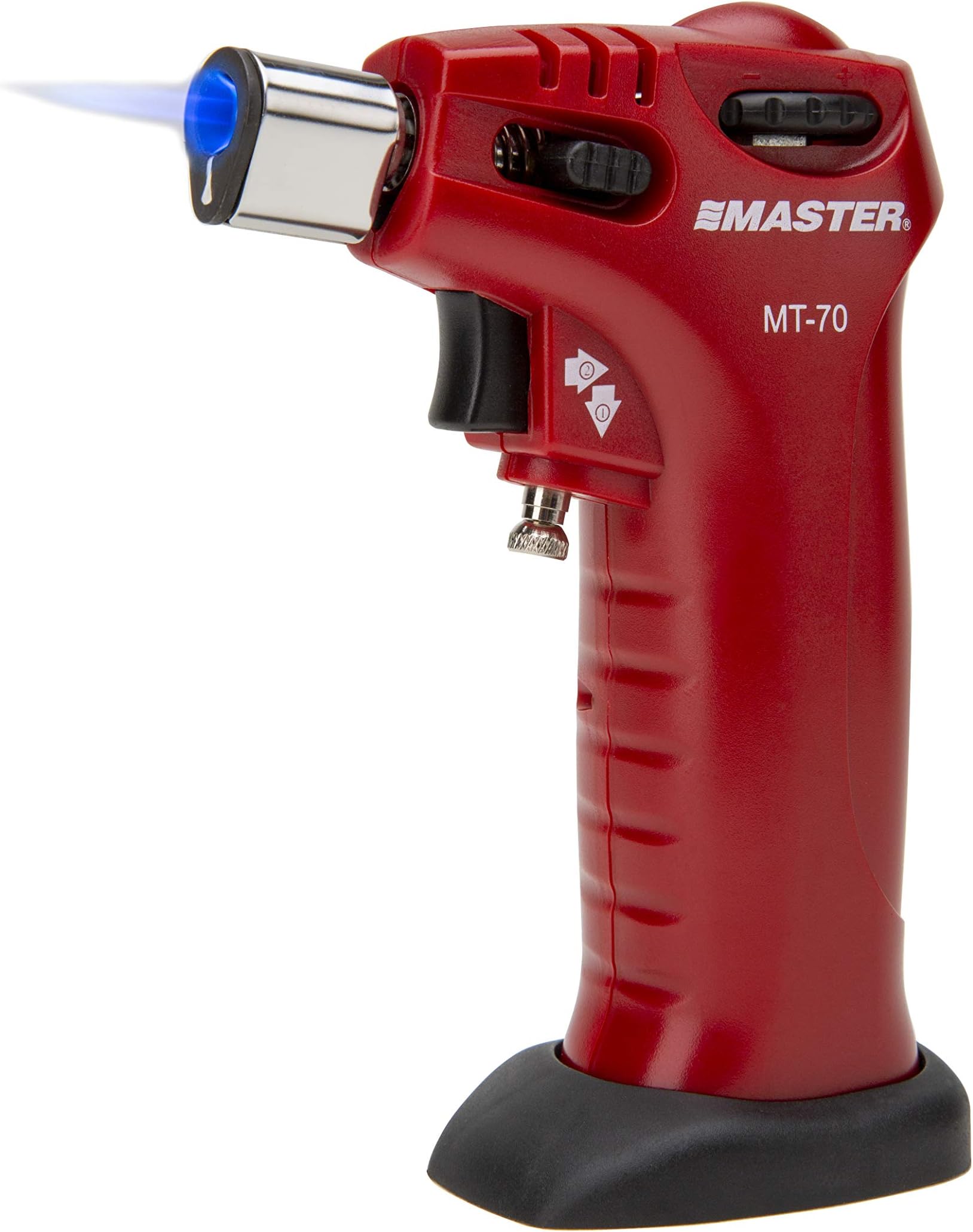 Master Appliance MT-70 Butane Torch - Torch Lighter, Self-Igniting Butane Torch Lighter, Flame Temp up to 2500F, Adjustable Flame, Butane Refill