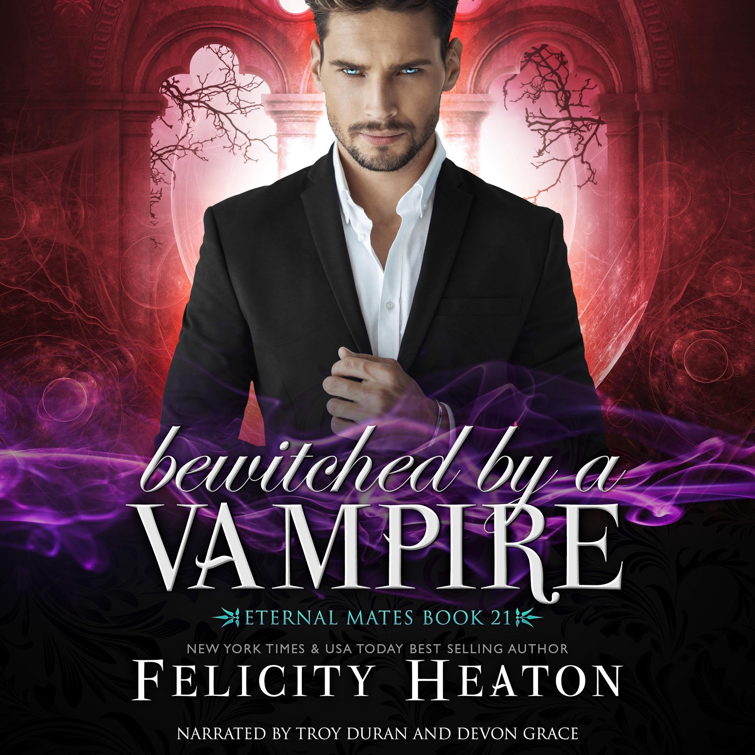 Cover art for Bewitched by a Vampire: A Fated Mates Vampire / Witch Paranormal Romance