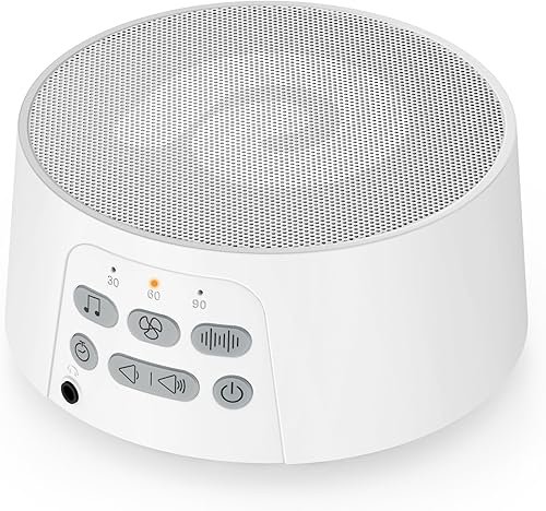 Dreamegg Máquina de sonido de ruido blanco para adultos que duermen, máquina de sonido D3 Pro para bebés adultos, 29 sonidos HiFi, bateríaadaptador,