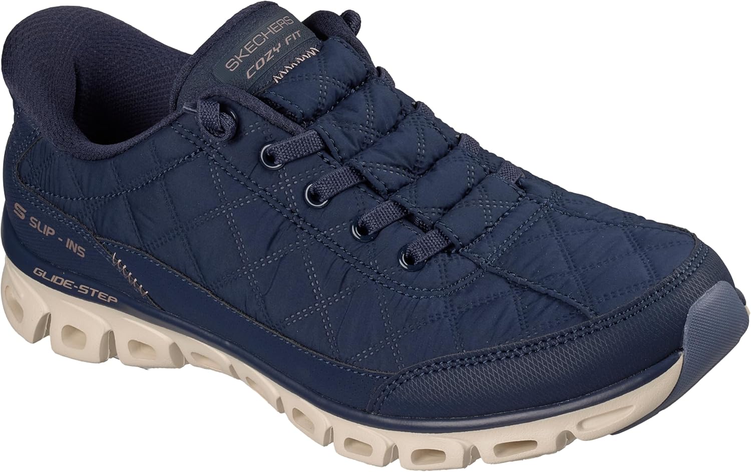 Skechers Womens Glide-Step - at Ease Cozy Fit Hands Free Slip-ins