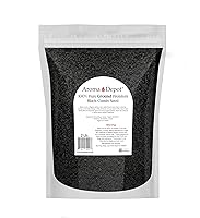 Vista 1 de Polvo de semillas negras de 2 libras, molido (Nigella Sativa), comino negro, kalonji, 100% sin OMG, no irradiado y sin gluten