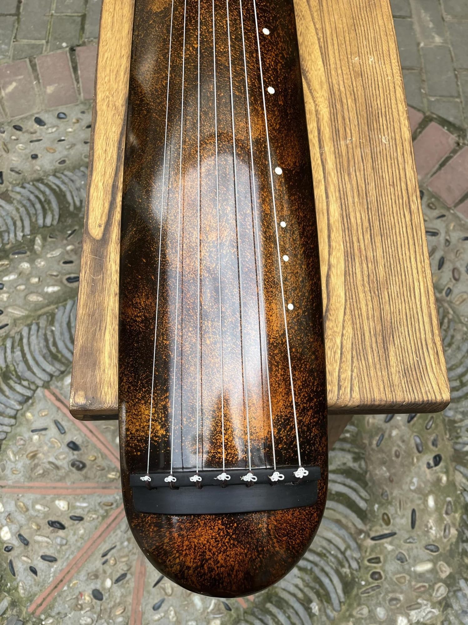 Guqin Dla Początkujących Chiński Instrument Smyczkowy Guqin Ze Starego Drewna Cedrowego W Stylu Chaotycznym