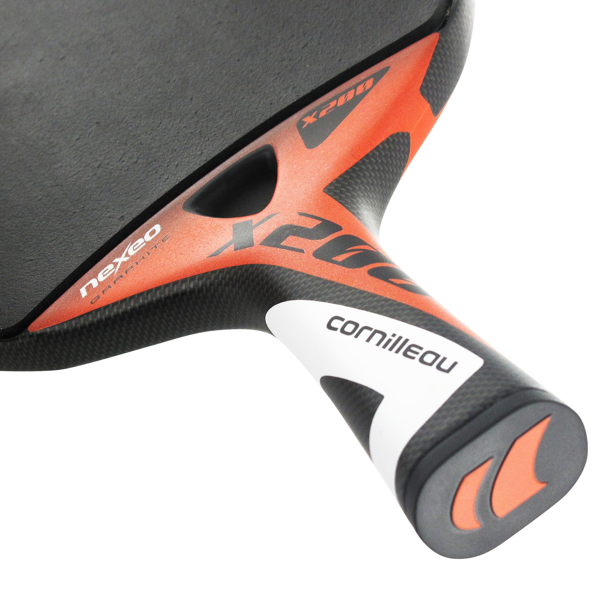 Cornilleau Nexeo X200 Graphite Raqueta, Unisex Adulto, Naranja, Única