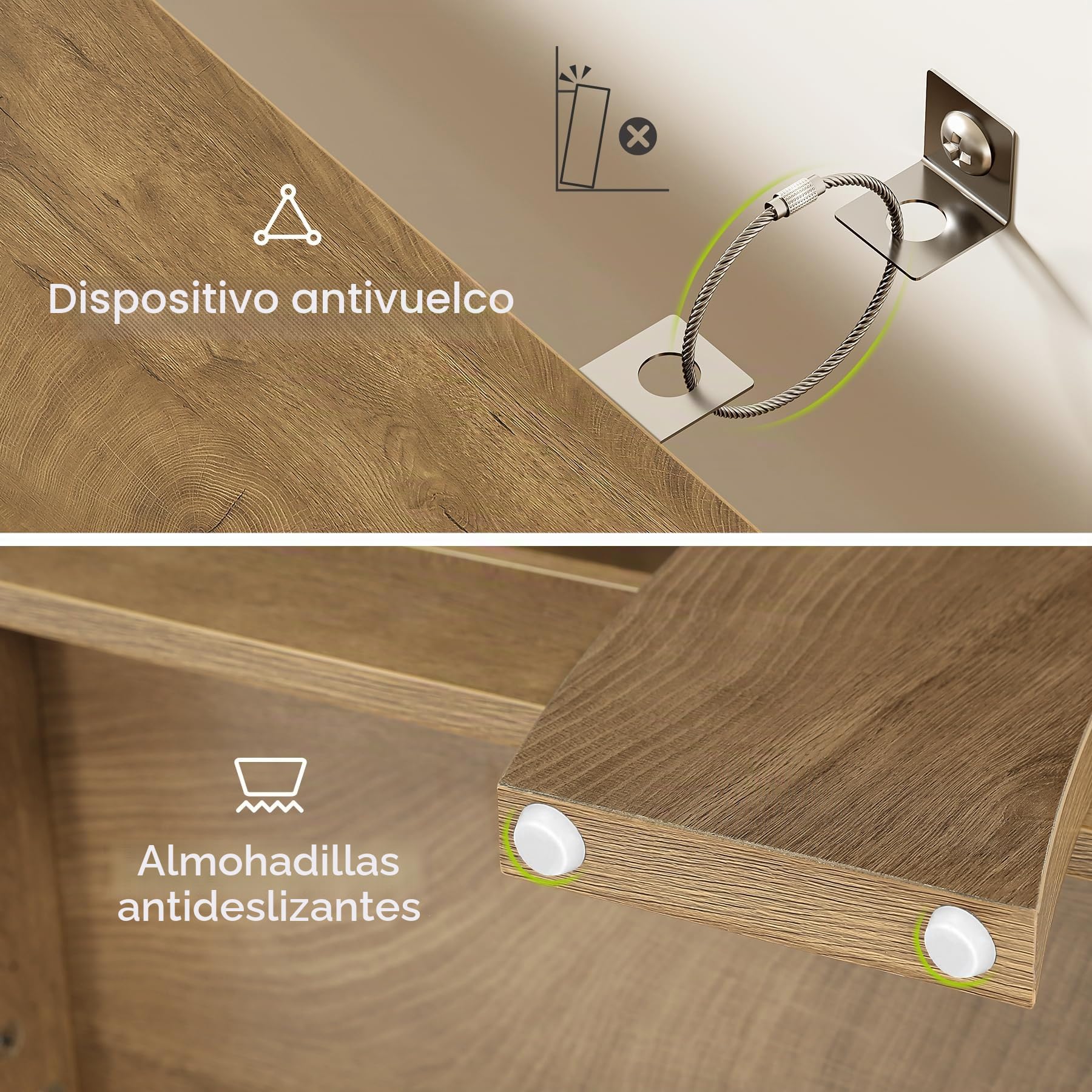 Tribesigns Mesa consola de 120 cm con espacio de almacenamiento, mesa de pasillo de 2 niveles con estante
