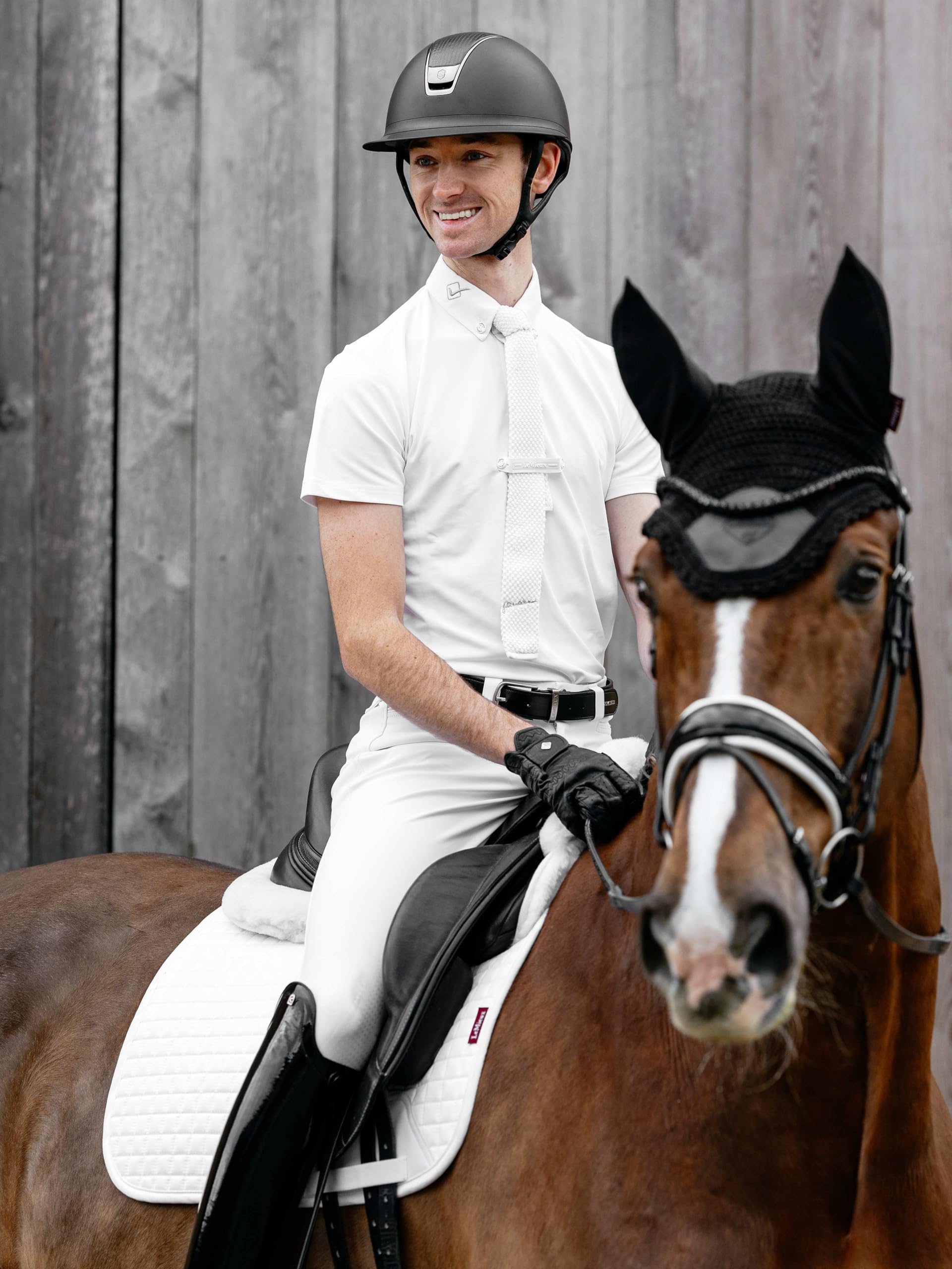 LeMieux Suede Dressage Square - Almohadilla de sillín ecuestre - High Wither