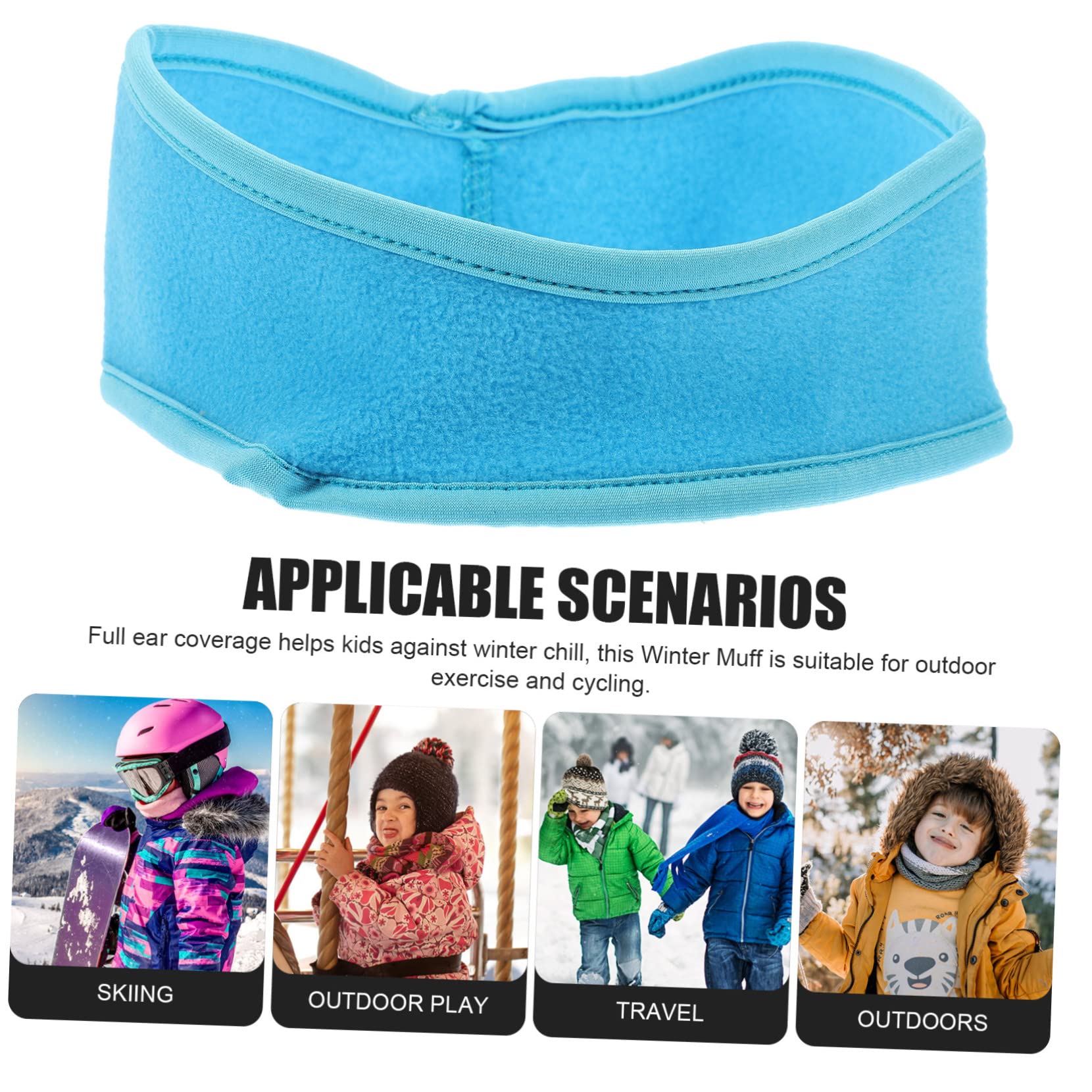 VANZACK 6 STK Outdoor-Ski-Stirnband Kinder Stirnband stirnbänder Kinder Stirnbänder für Kleinkinder Haarstyling-Accessoires Haarband Haargummi Warmhaltendes Stirnband Lauf-Stirnband Tab