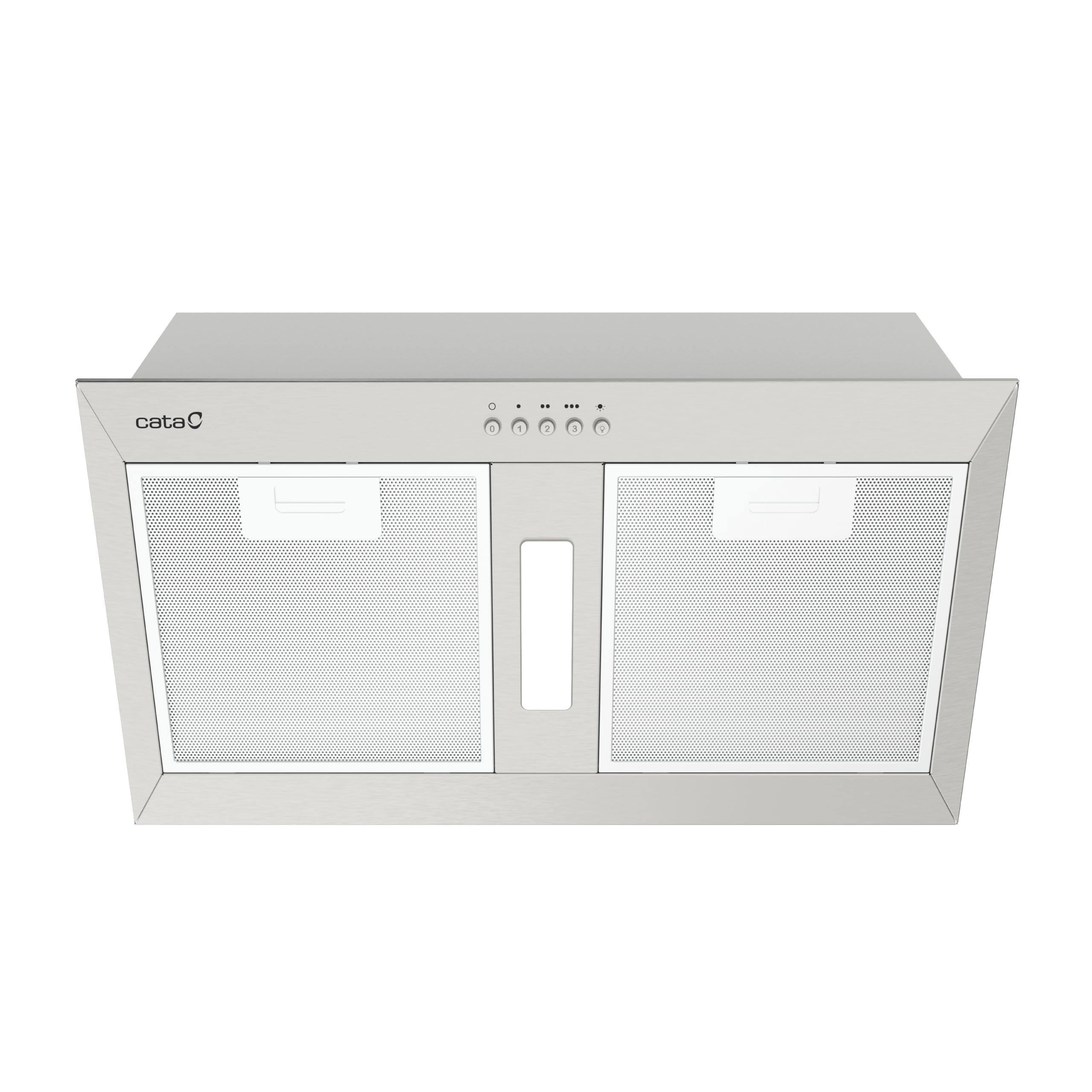 CATA GCB 55 X Dunstabzugshaube Einbau-Gruppenlüfter 55 cm Edelstahl 3 Leistungsstufen LED-Beleuchtung 371 m³/h Energieklasse C