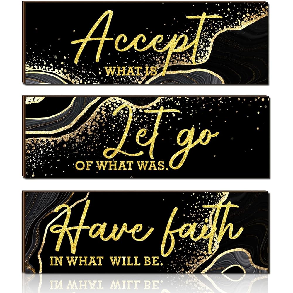 2/mo Finance YLOLUL 3 Pcs Rustic Office Wall Decor Rustic