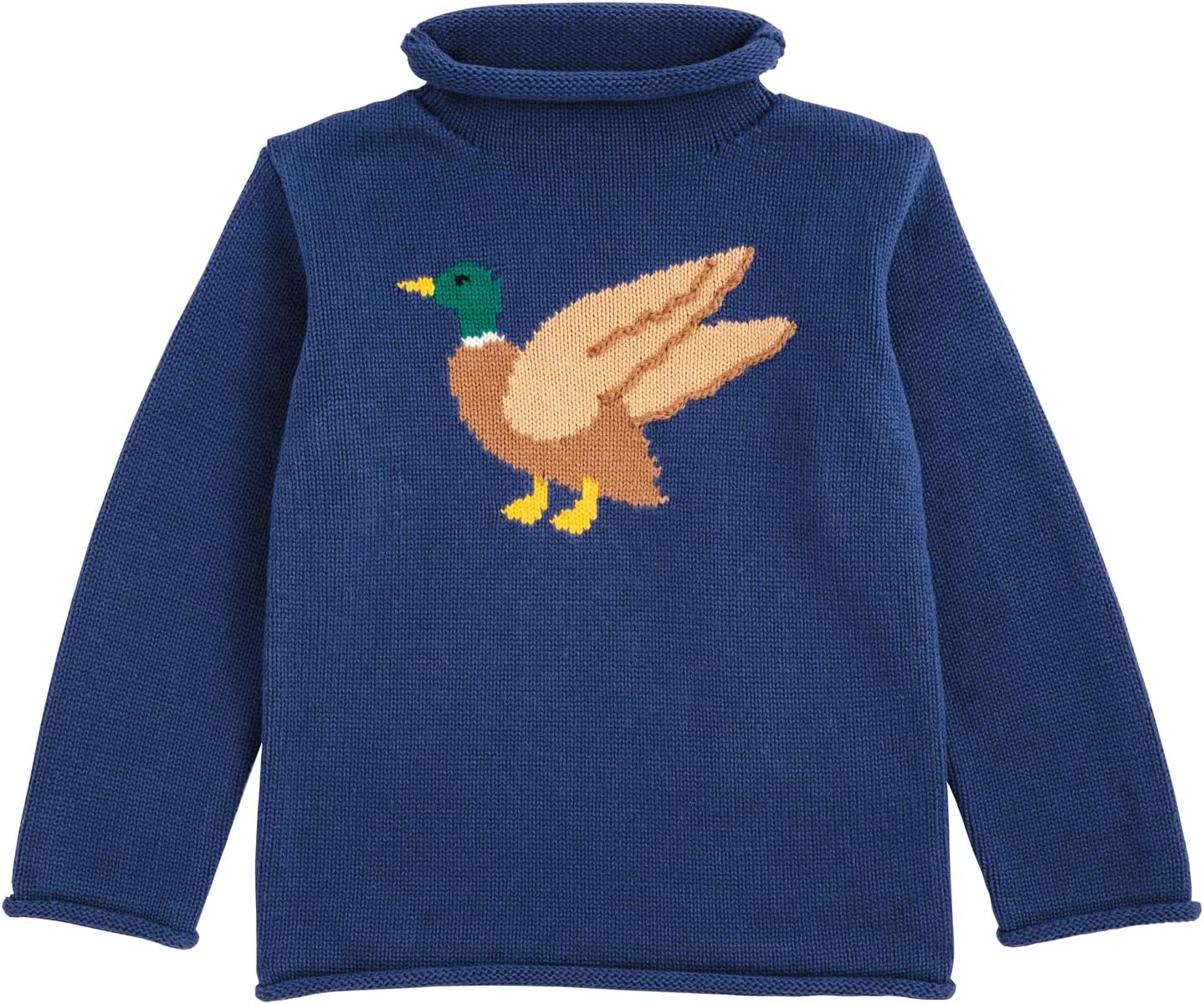 Mud Pie Toddler Boy Duck Rollneck Sweater
