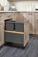 Vista 3 de Rev-A-Shelf Legrabox - Contenedor de basura doble extraíble con cierre suave