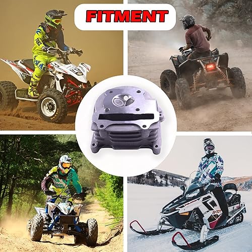 Miniatura 6 de New Olym Reemplazo de culata de 1.53 pulgadas para 4 tiempos GY6 49cc 50cc 139QMB 139QMA Motor Scooter ATV Off-Road Vehículo Scooter Go Kart