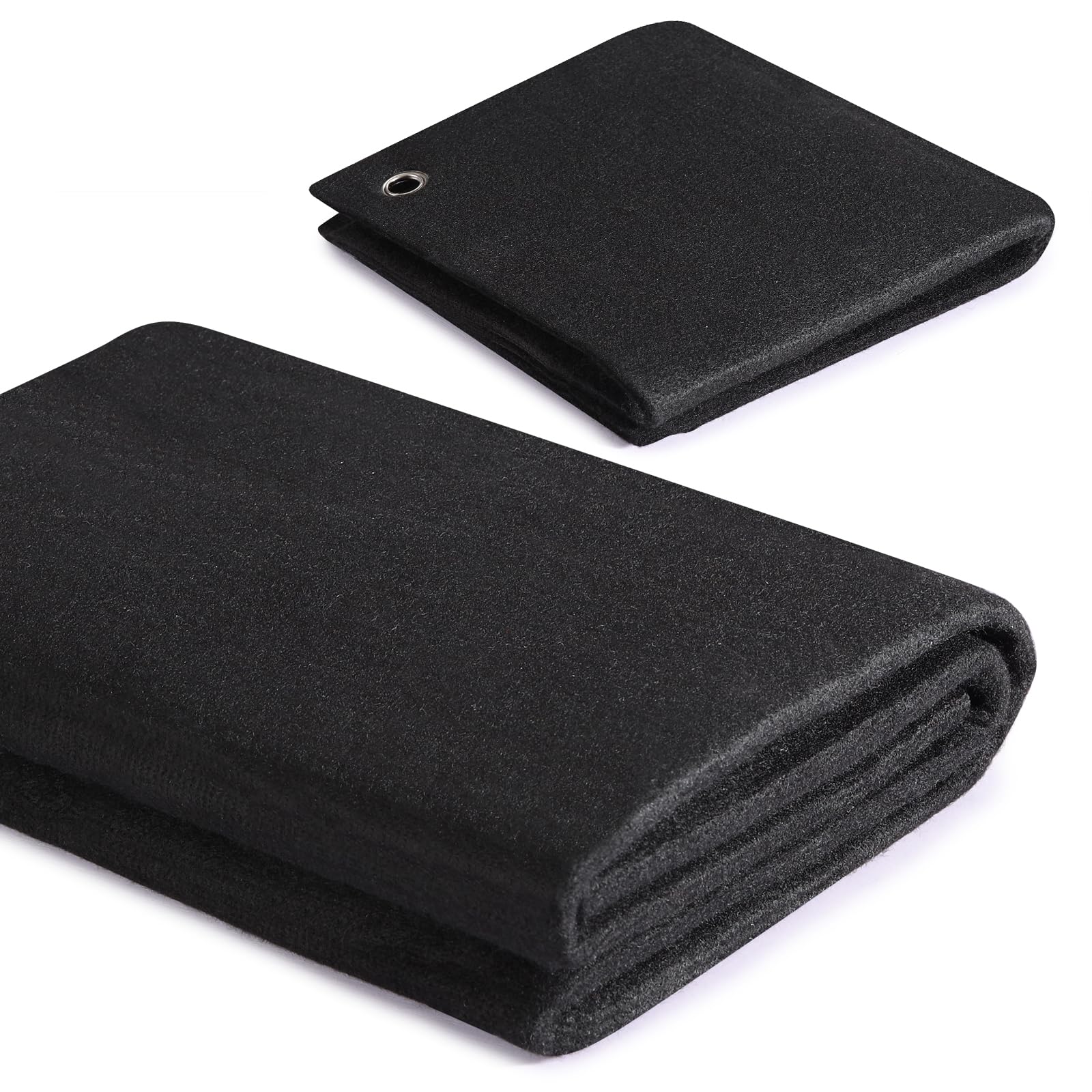 Rupse 2PCS Welding Blanket Fireproof 20" * 36" / 12.2" * 12.2" Heat Resistant Fabric 1800°F High Temperature Insulation Pad Welding Pipe Flame Retardant Protection Pad Welding Fire Blanket